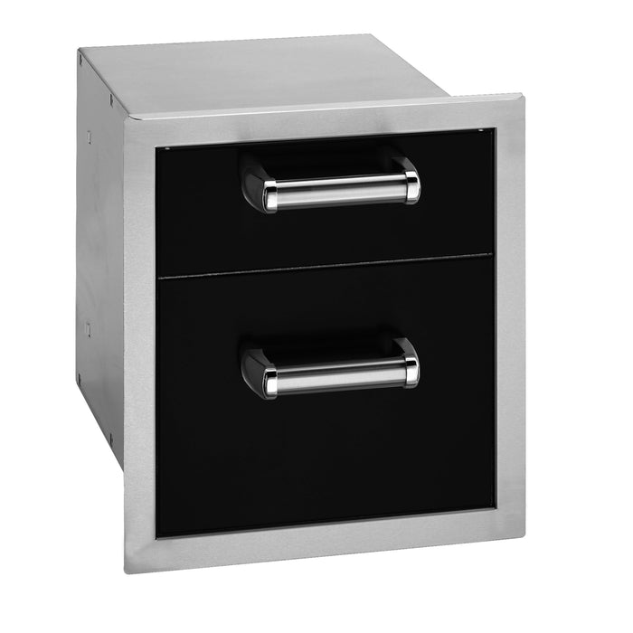 Echelon Black Double Drawer — product view 1