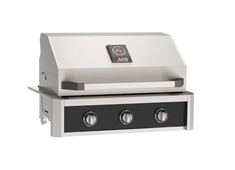 AOG 30″ T Series Forge Black Grill Panel shown installed; grill not included