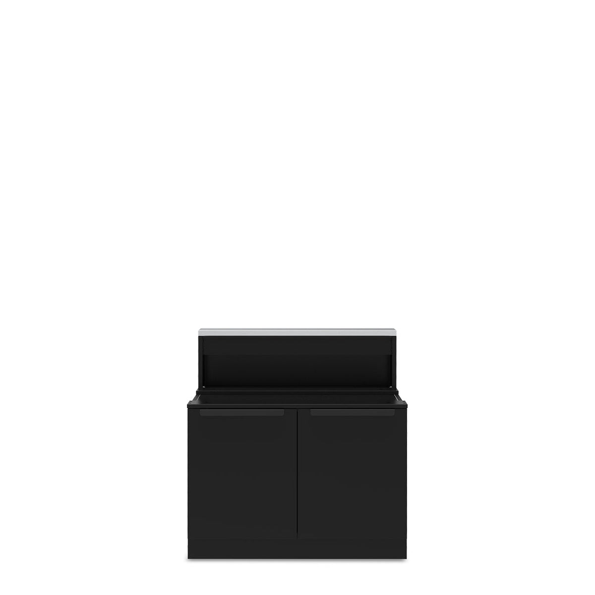 Black Baron five-burner grill cabinet
