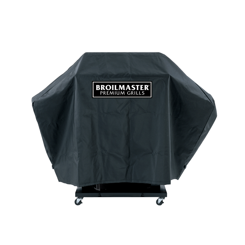 Broilmaster Full Length Cover for Broilmaster grill without Side Shelves, Black — DPA8
