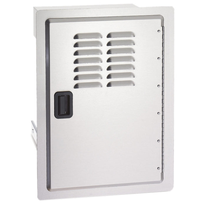 Door with Tank Tray & Louvers — product view