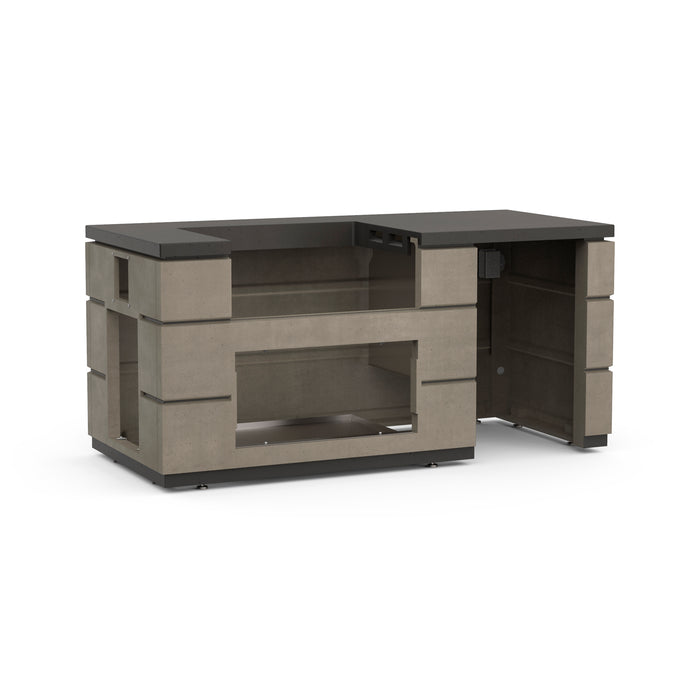 Contemporary Pre-Fab Pizza Oven Island — product view