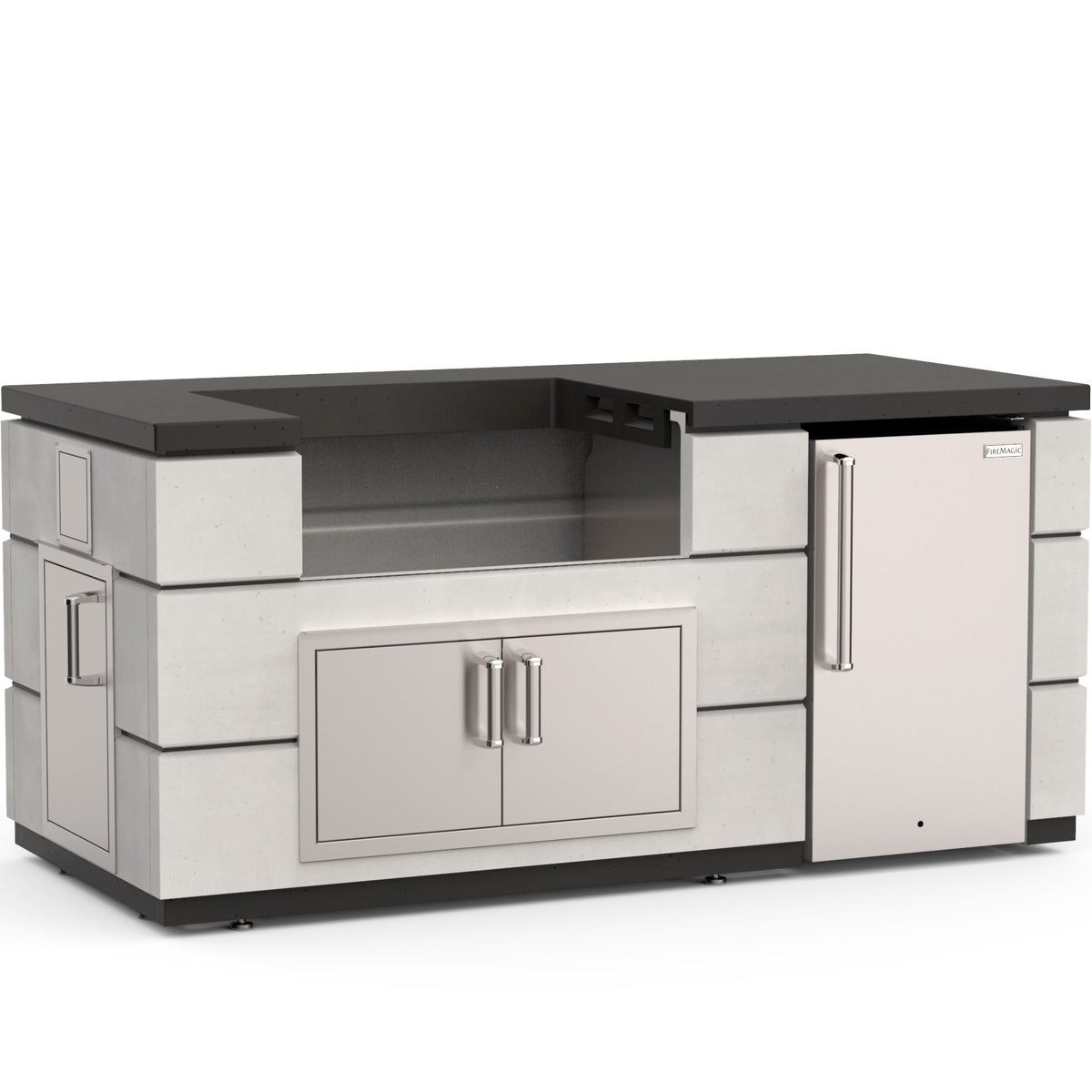 Contemporary 77 ″ Island Bundle — product view