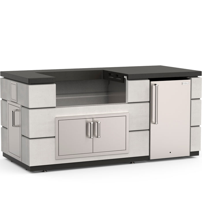 Contemporary 77 ″ Island Bundle — product view