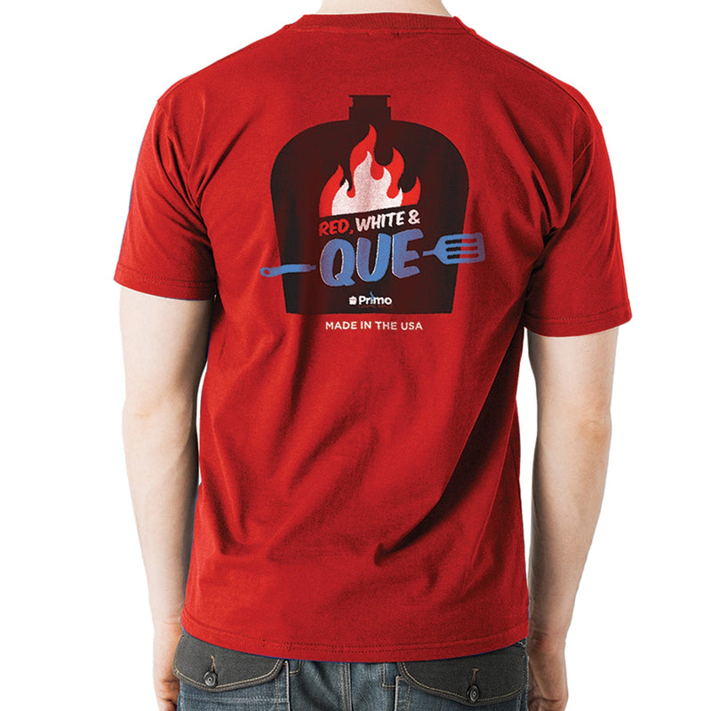 Red White & Que Tee — Small