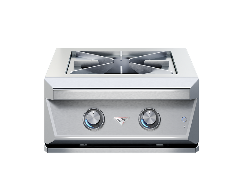 Twin Eagles Power Burner with Heavy Duty Grates — Stainless