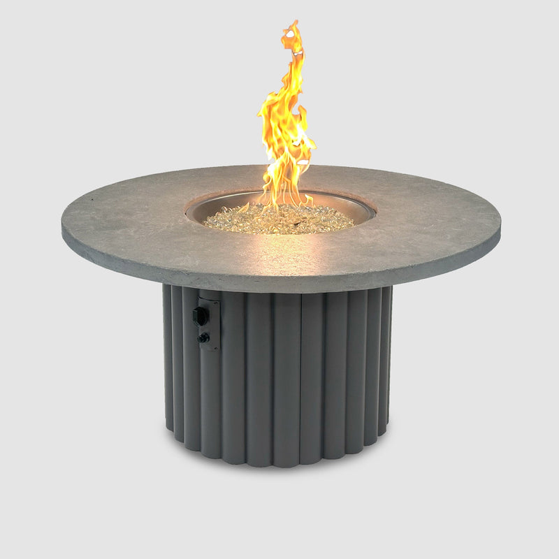 Reverie Round Gas Fire Pit Table 48"