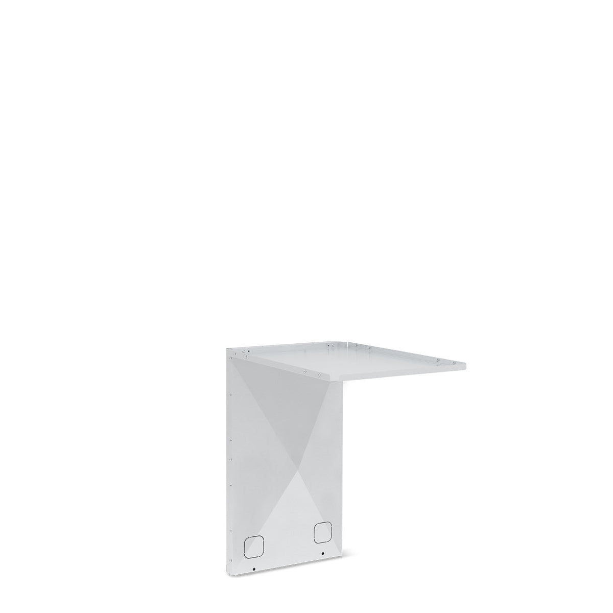Shaped rear panel for the 22-inch refrigerator position