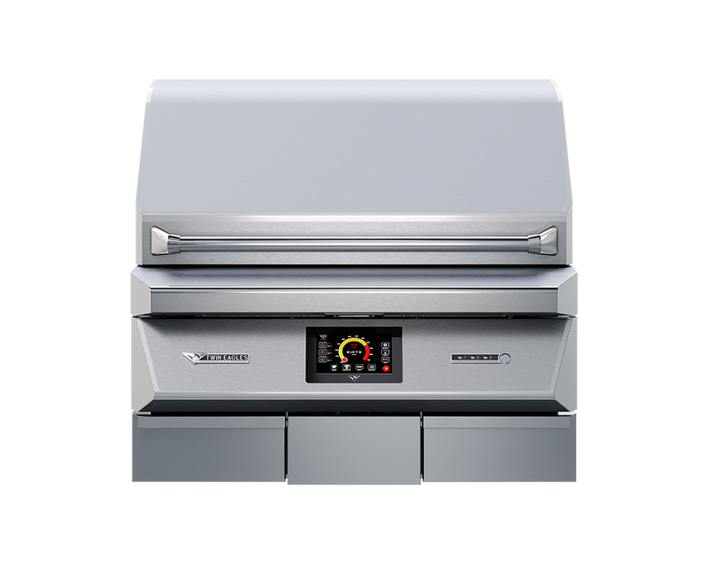 Twin Eagles 36-inch pellet grill — official family image