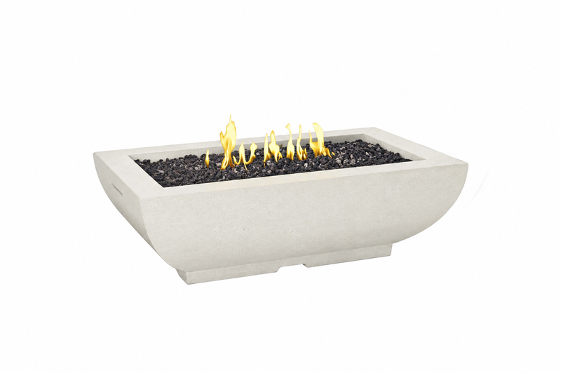 Bordeaux Rectangle Fire Bowl