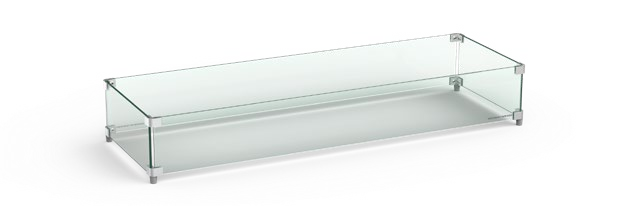 Large Rect. Wind Guard 43”w x 14½”d x 6¾”h 585