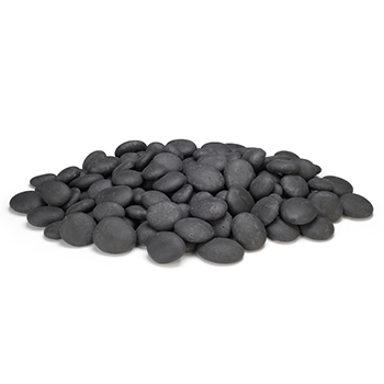 140-Pc. Creekstones, Black
