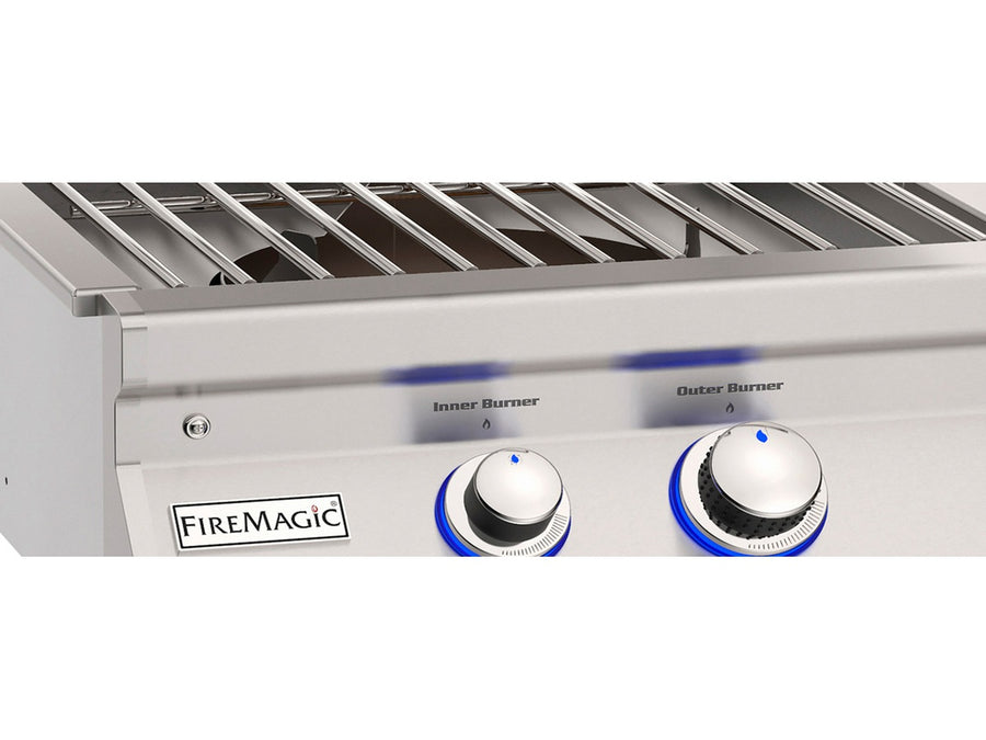 Aurora Built-In Power Burner: 3,000 BTU inner-ring low
