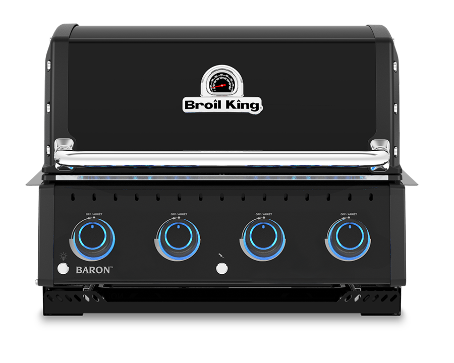 Matte-black finish and illuminated controls