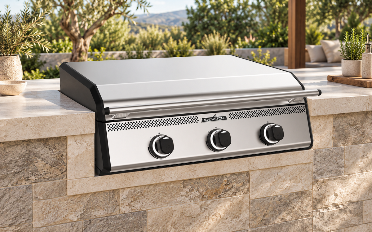Blackstone model 6332 in an outdoor cooking setting