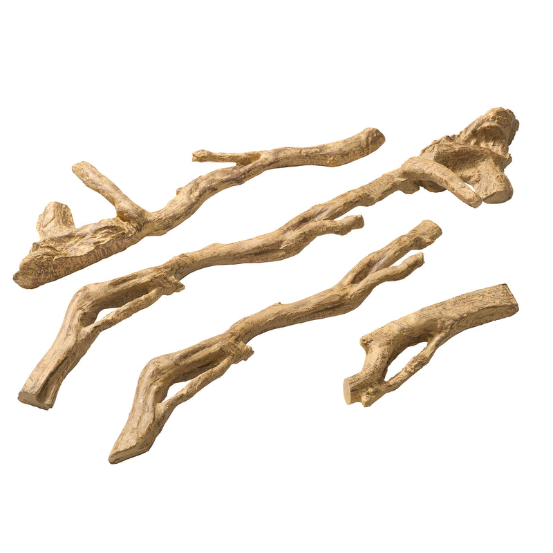 Beach Driftwood Faux Wood Log Set - BDWDS