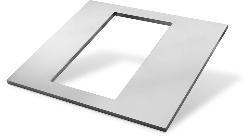 OASIS® 24" x 26" Stainless Steel End Countertop with 10" Burner Cutout — view 1