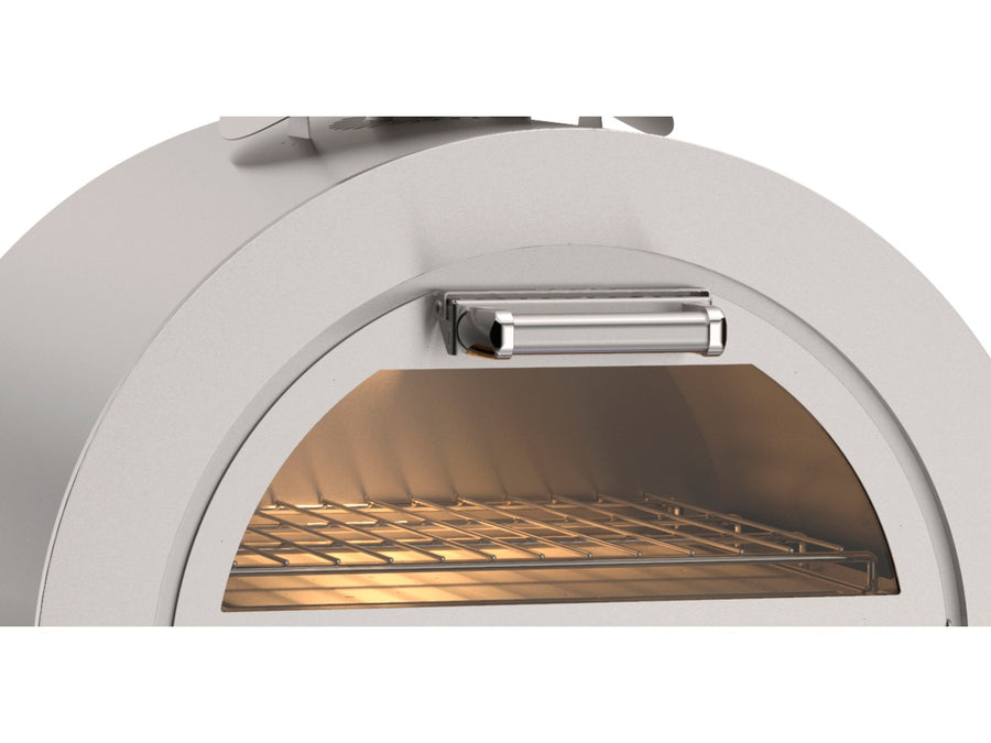 Echelon 30″ Built-In Gas Pizza Oven: Ceramic glass viewing window