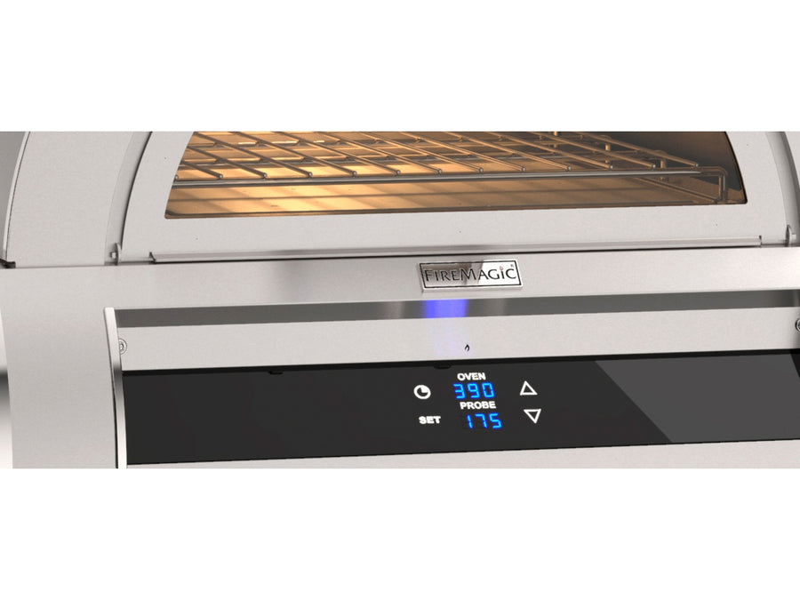 Echelon 30″ Built-In Gas Pizza Oven: Digital black-glass control