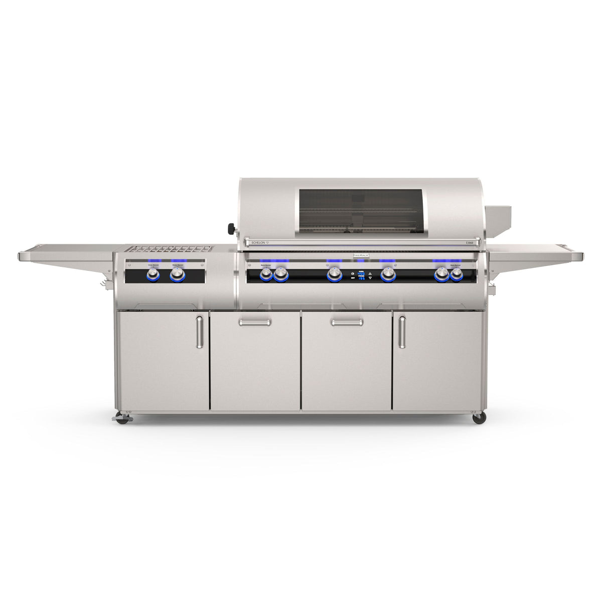 Digital E1060s portable grill with hood open