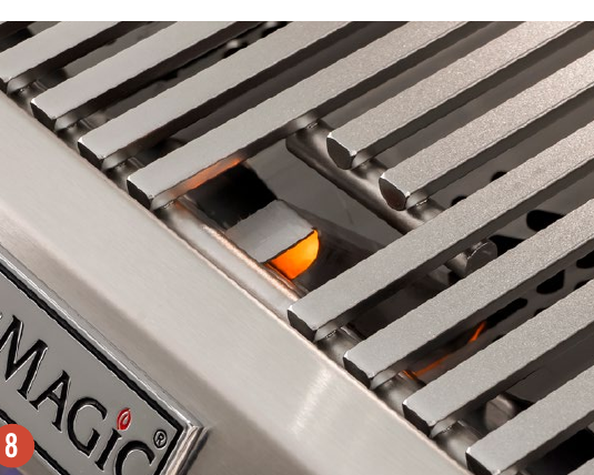 Aurora A660s 30″ Portable Gas Grill: Optional infrared searing