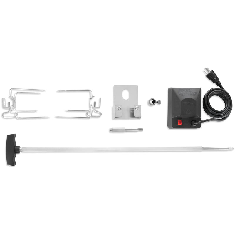 Commercial Grade Rotisserie Kit for PRO Charcoal Kettle 22 and 18-inch Grills — view 1