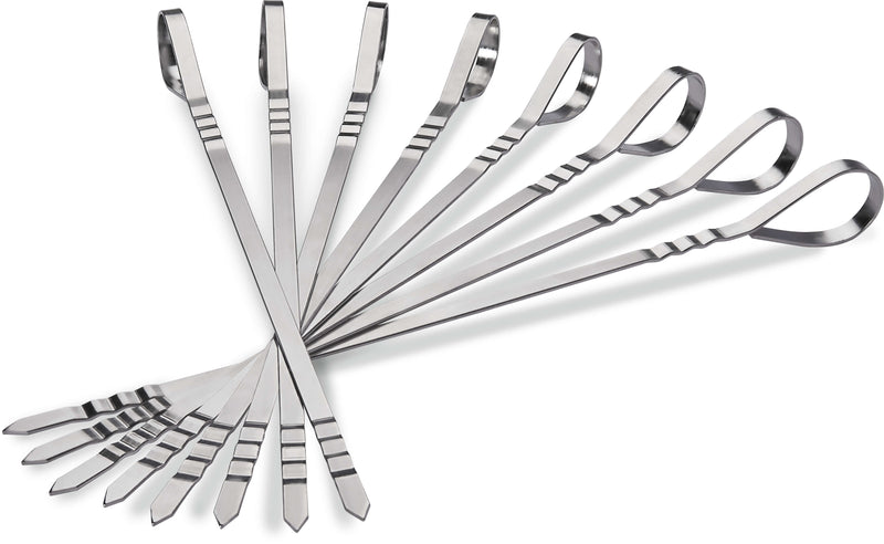 Eight Stainless Steel Multifunctional Skewers — view 1