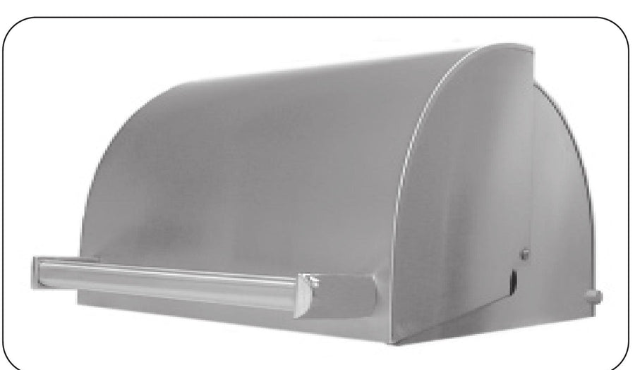 Firemaster 30″ Drop-In Charcoal Grill: Optional oven hood
