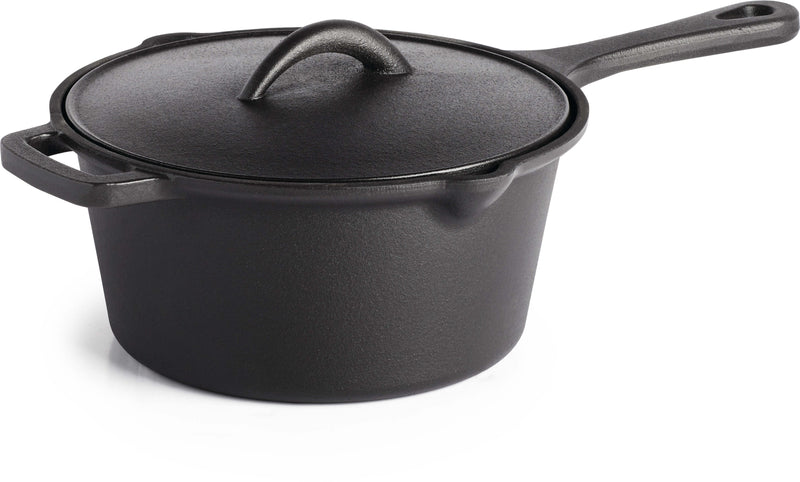 Cast Iron Sauce Pan with Lid — view 1