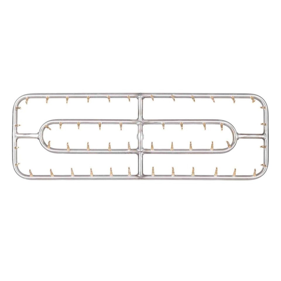 The Outdoor Plus Stainless Steel Double Rectangle Bullet Burner