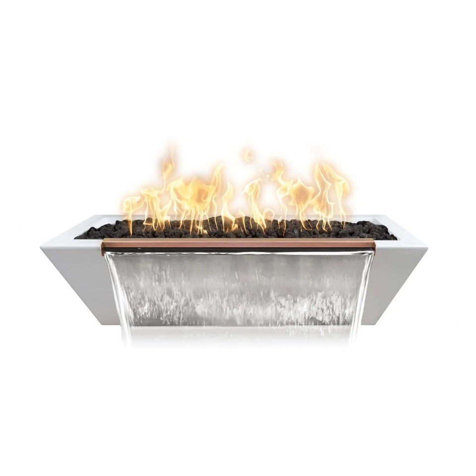 The Outdoor Plus Linear Maya Fire & Water Bowl