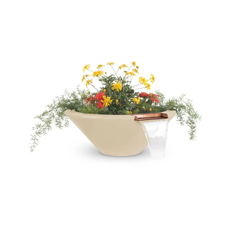 Cazo Planter & Water Bowl in Vanilla