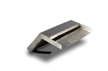 Bowl Scupper in Stainless Steel — front view