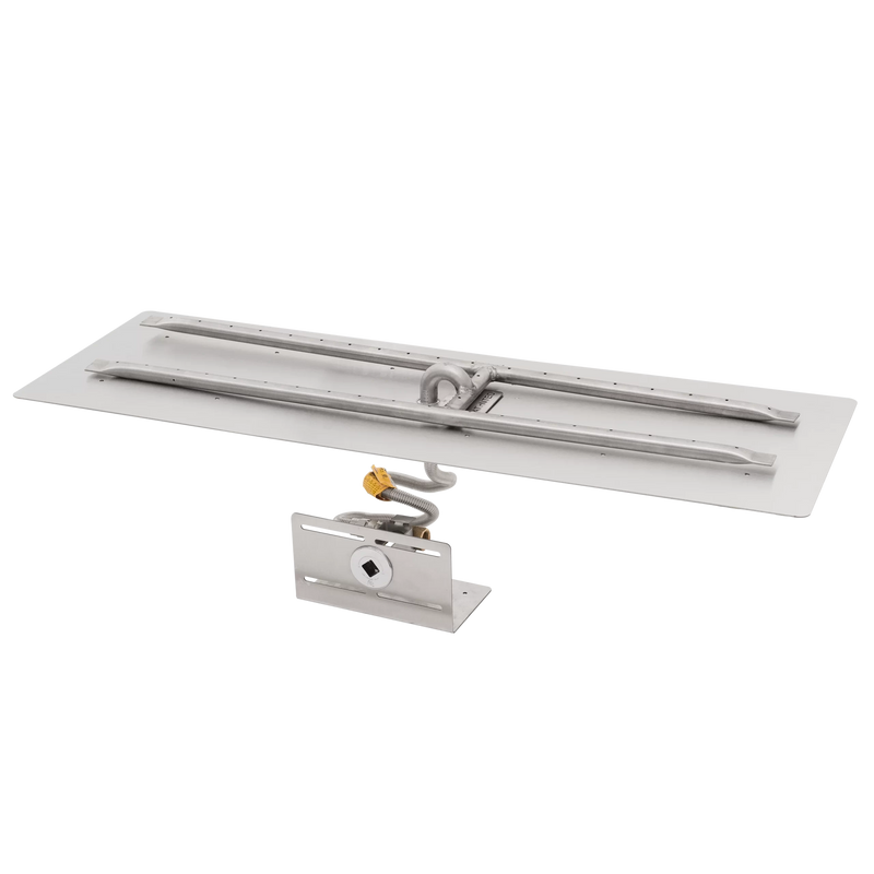 Rectangle Flat Pan & Stainless Steel 'H' Burner