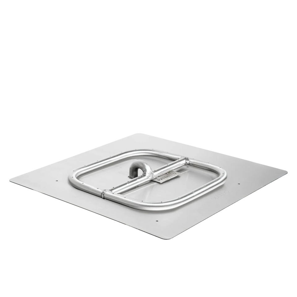 The Outdoor Plus Square Flat Pan & Square Stainless Steel Burner