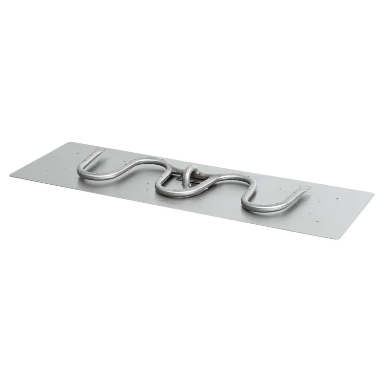 Rectangle Flat Pan & Switchback Stainless Steel Burner