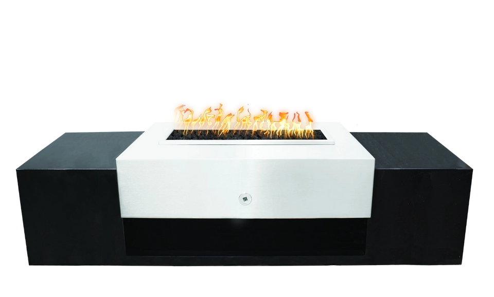 The Outdoor Plus Harbor Fire Pit Black & White