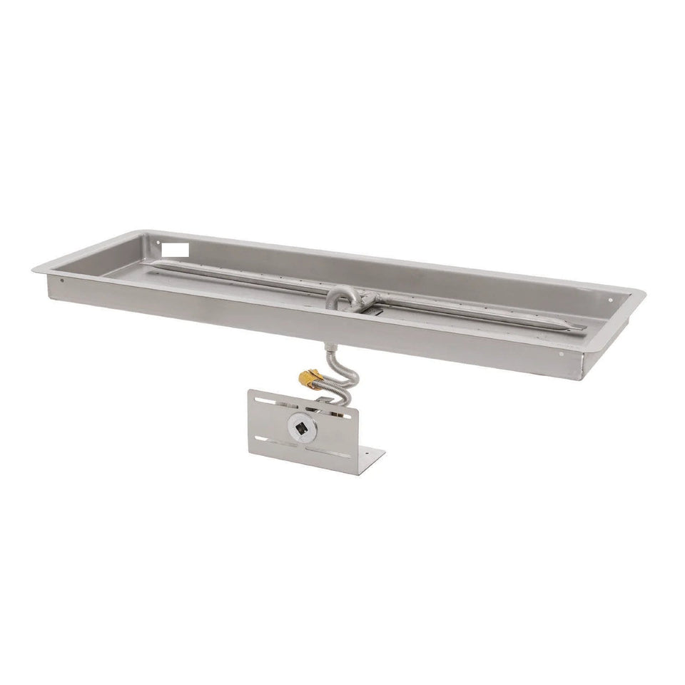 The Outdoor Plus Rectangular Drop-In Pan & Stainless Steel 'H' Burner