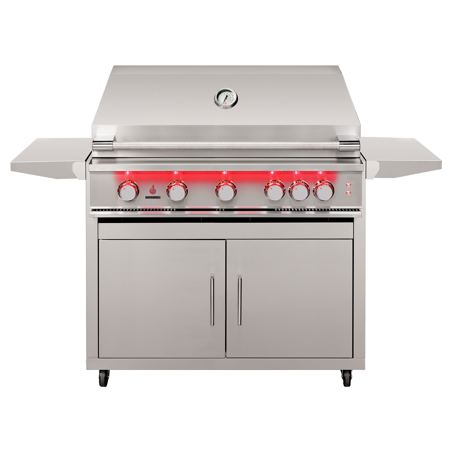 TrueFlame 40" 5 Burner Gas Grill with Cart