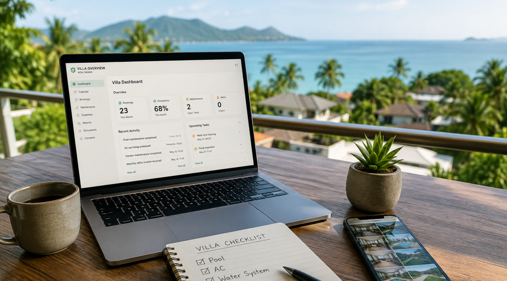 Managing a Koh Samui Villa From Overseas: What Owners Need to Have in Place