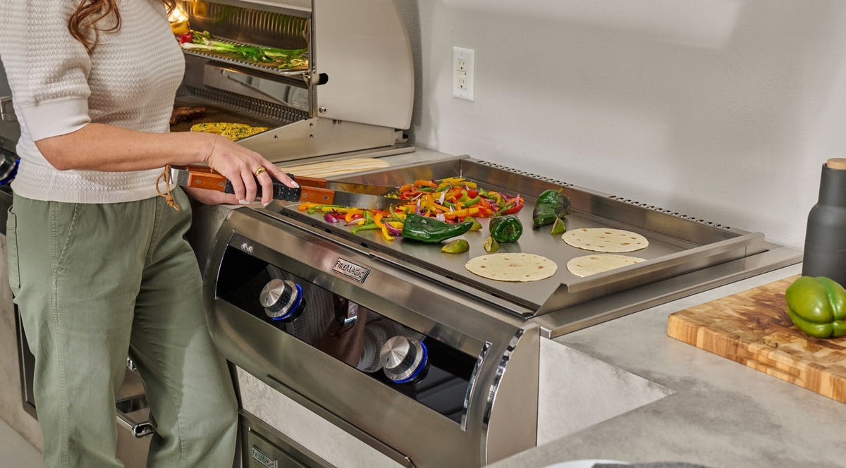 Griddle Brunch: Pancakes and Vegetables in Batches