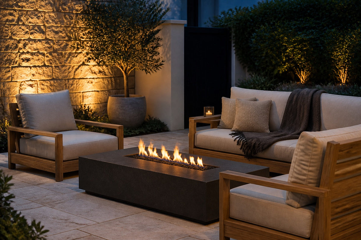 Care for a Fire Table’s Finish and Accessories