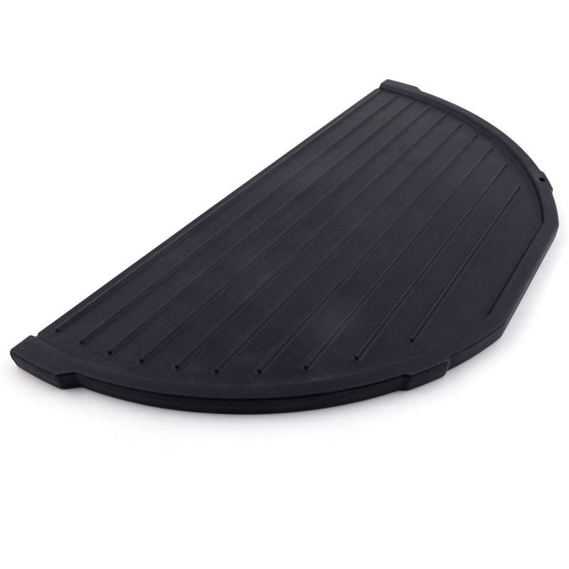 Half-round ribbed cast iron Keg griddle