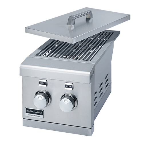 Side Burner - Double, 12-in., Slide-in