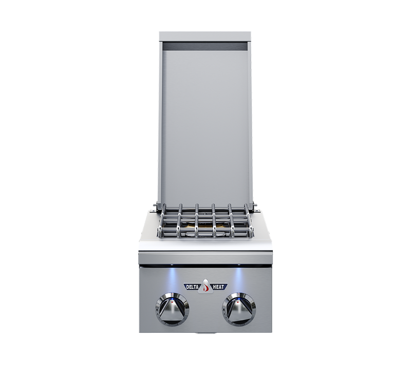 Delta Heat Double Side Burner — Stainless