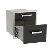 Echelon Black Double Drawer — product view 2