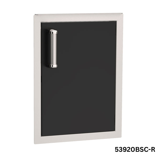Echelon Black Vertical Single Access Door