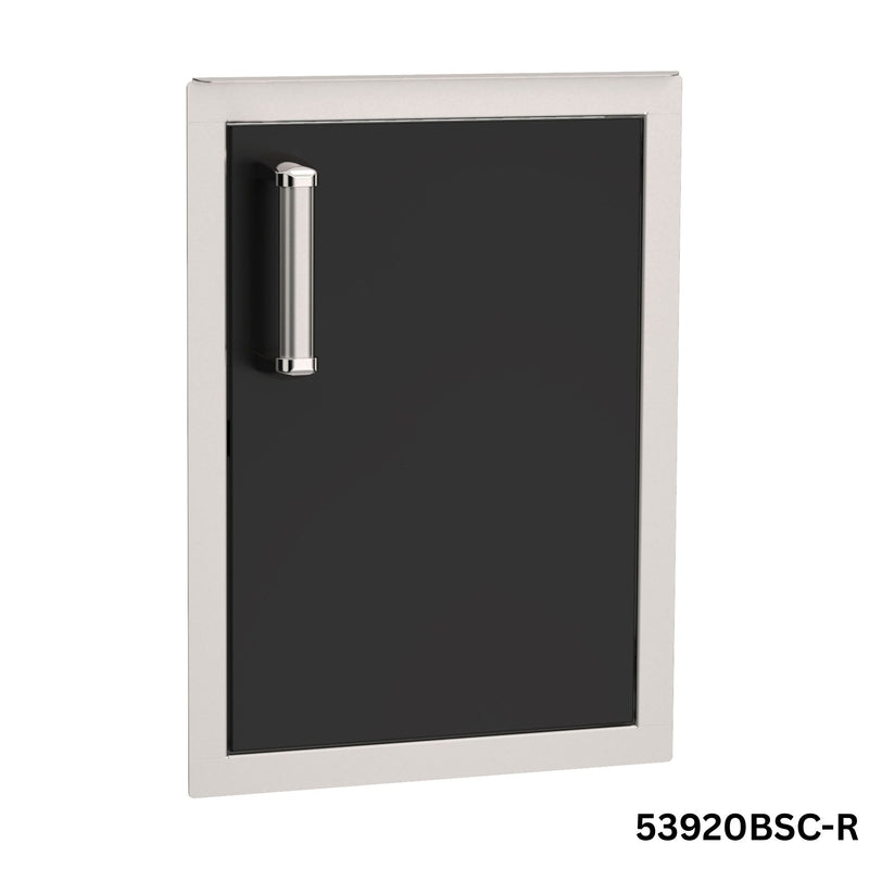 Echelon Black Vertical Single Access Door — product view 1