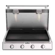 Blackstone Select 36-Inch Omnivore Max Drop-In Griddle with Hood — Illuminated controls