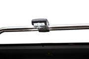 Handle-mounted light attached to a grill lid handle